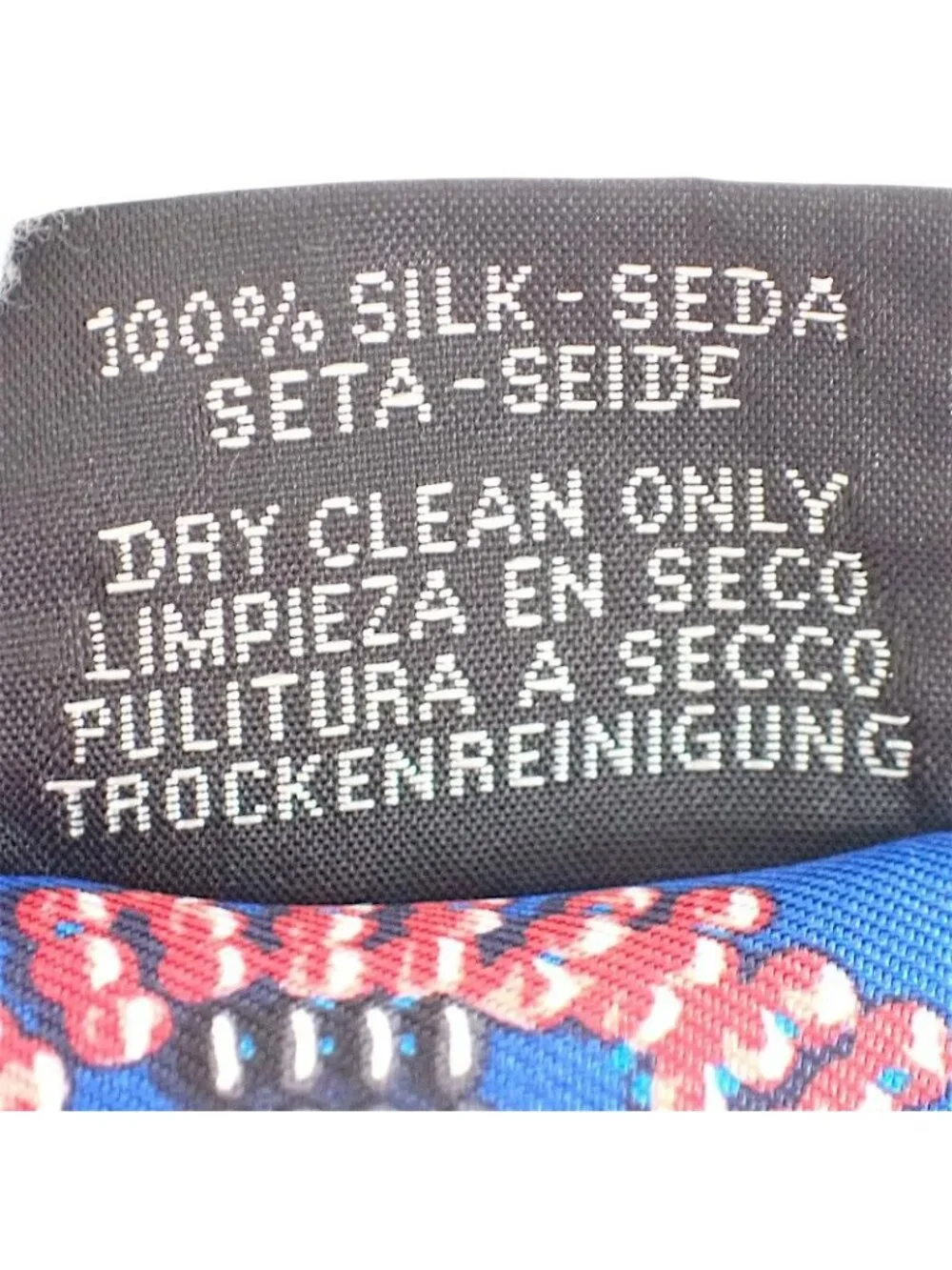 Hermes Kelly en Perles Scarf Silk 100% Blue - Picture 9 of 9